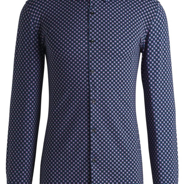 Chemise Slim en jersey stretch imprimé performant – Hugo Boss