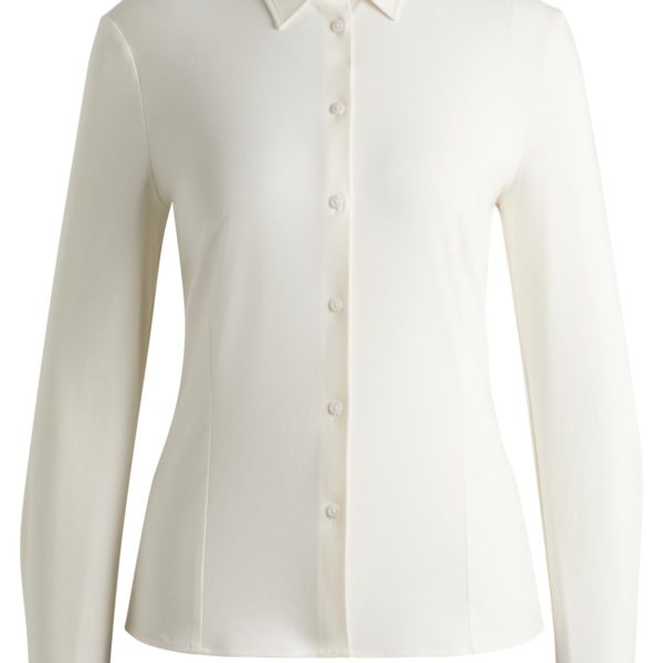 Chemisier Extra Slim en jersey de coton – Hugo Boss