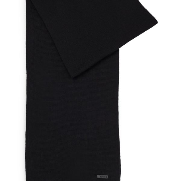 Écharpe en maille Raschel de laine mérinos – Hugo Boss
