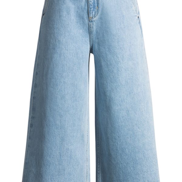 Jean large court en denim bleu – Hugo Boss