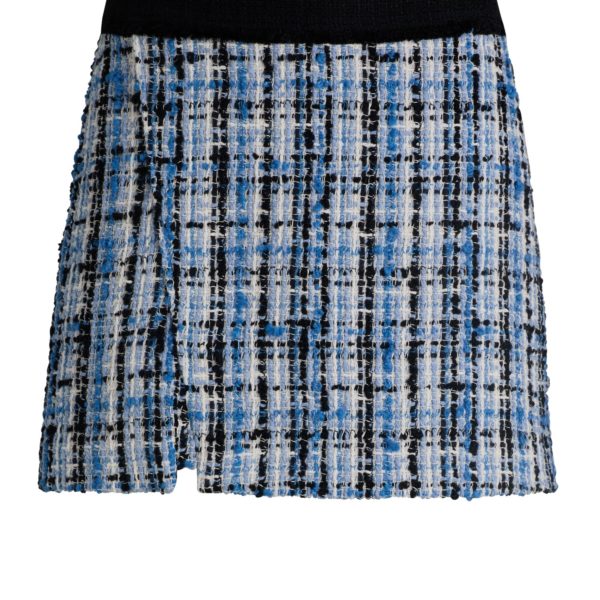 Jupe courte en tweed multicolore – Hugo Boss