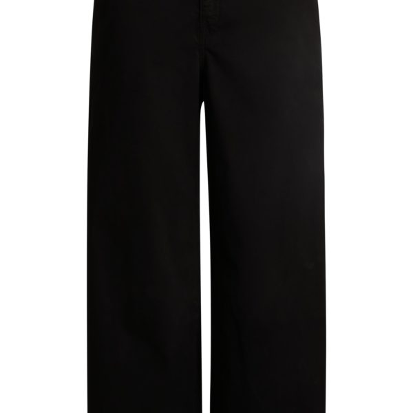 Jupe-culotte droite en twill de coton stretch – Hugo Boss
