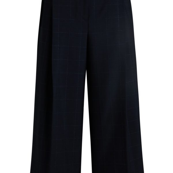 Pantalon à carreaux en laine italienne, mohair et soie Tussah – Hugo Boss