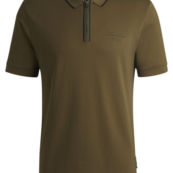 Polo en coton stretch Porsche x BOSS – Hugo Boss