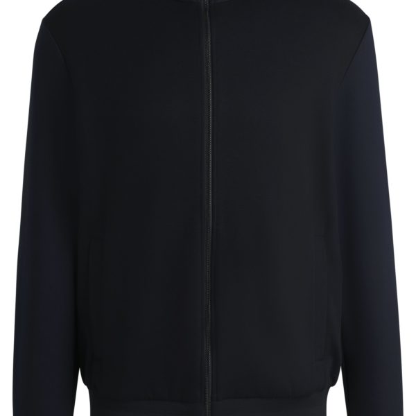 Sweat zippé Regular en coton stretch – Hugo Boss