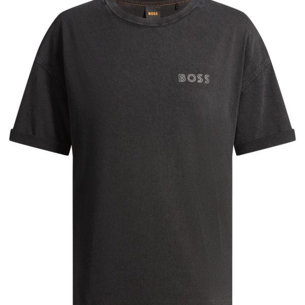 T-shirt Relaxed en coton avec logo artistique – Hugo Boss