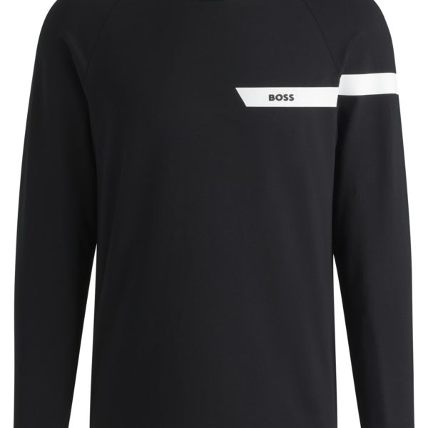 T-shirt en coton stretch avec logo – Hugo Boss