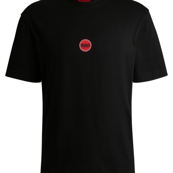 T-shirt en jersey de coton à logos course automobile – Hugo Boss