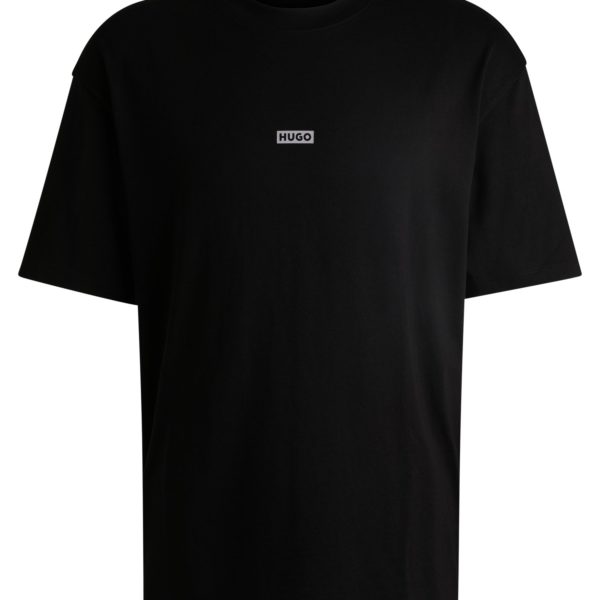 T-shirt en jersey de coton avec logo de la nouvelle saison – Hugo Boss