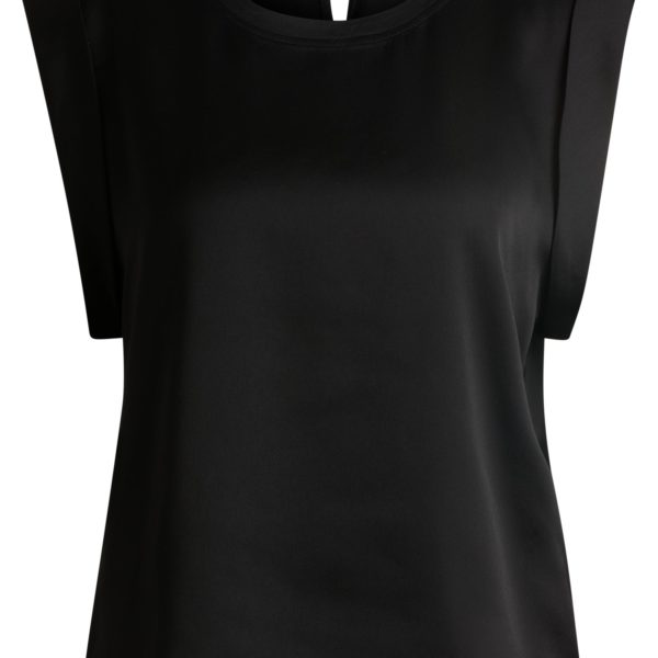T-shirt sans manches en satin martelé – Hugo Boss