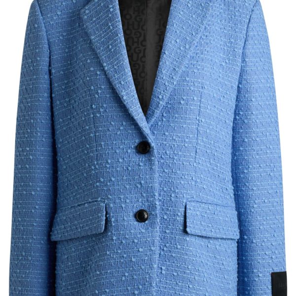 Veste Relaxed en maille bouclette texturée – Hugo Boss