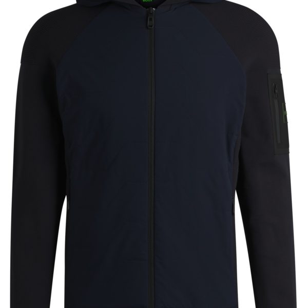 Veste en maille matelassée sur le devant – Hugo Boss