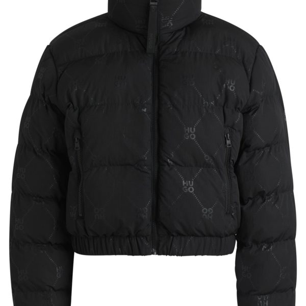 Veste matelassée Relaxed avec motif à logos revisités – Hugo Boss