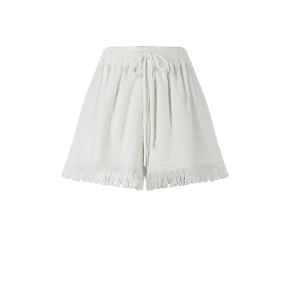 Short effiloché en coton – Zimmermann