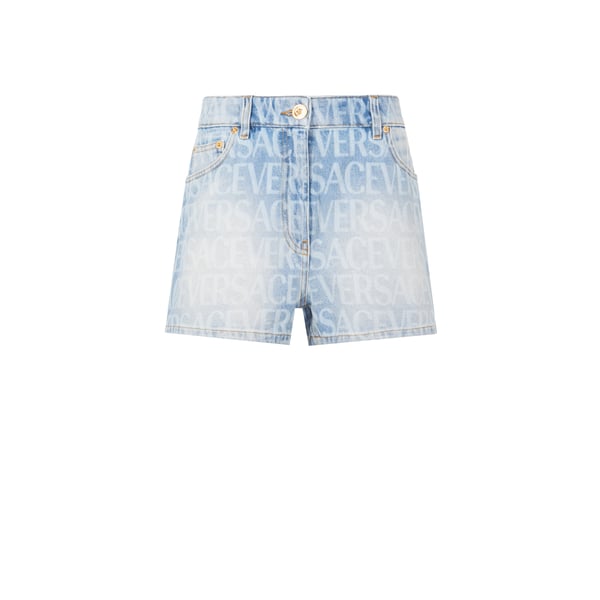 Short en jean Versace all-over – Versace
