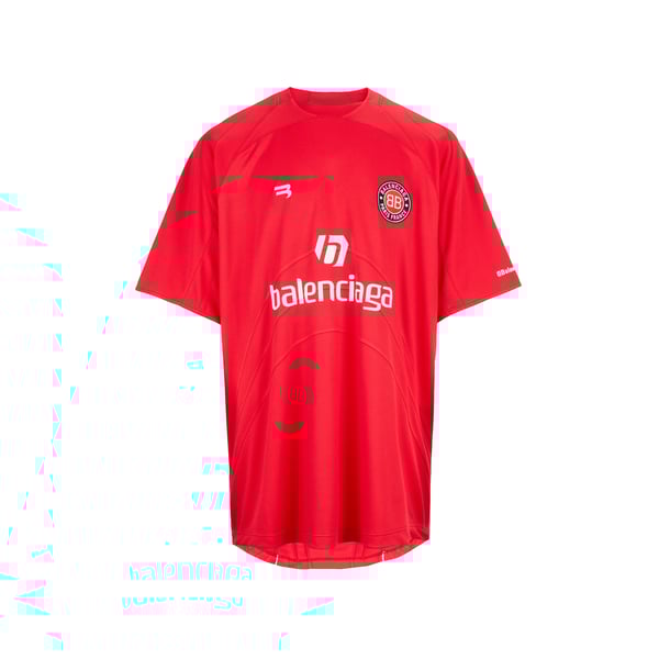 T-shirt Soccer en jersey perforé – Balenciaga