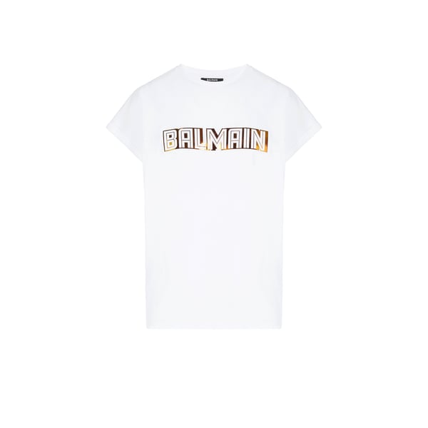 T-shirt à logo en coton – Balmain