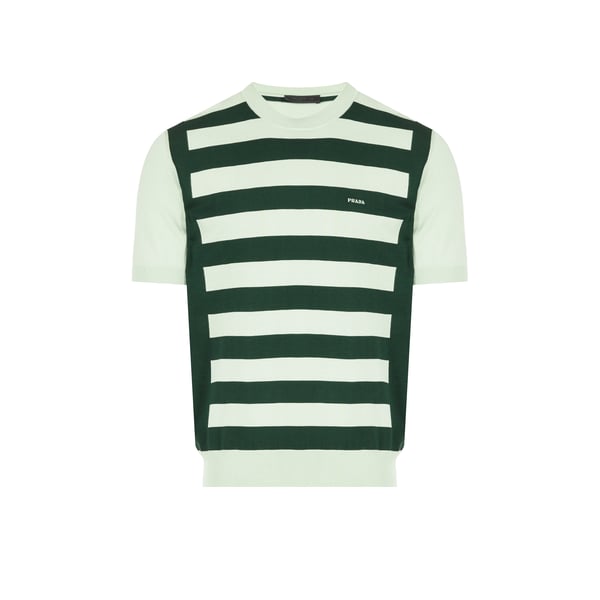 T-shirt en maille fine – Prada