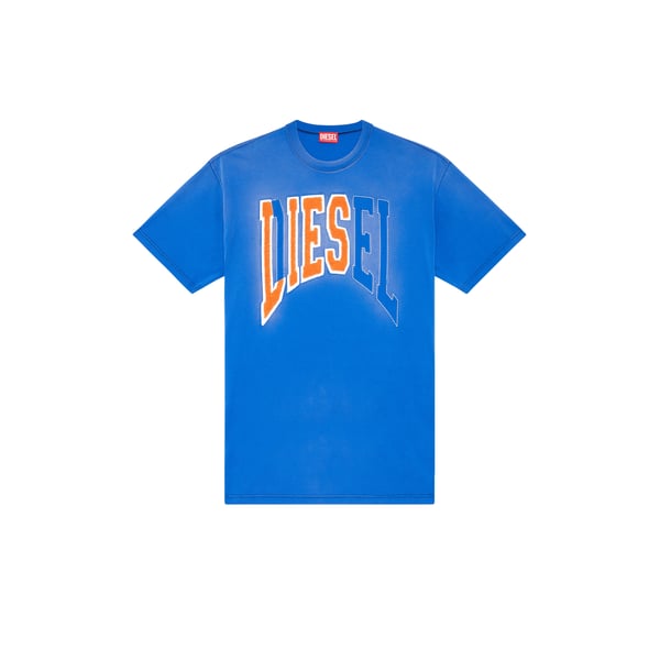 T-shirt logo effet éponge – Diesel