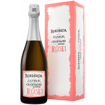 Champagne Louis Roederer – Brut Nature Rosé 2015 – Édition Limitée Philippe Starck – en étui