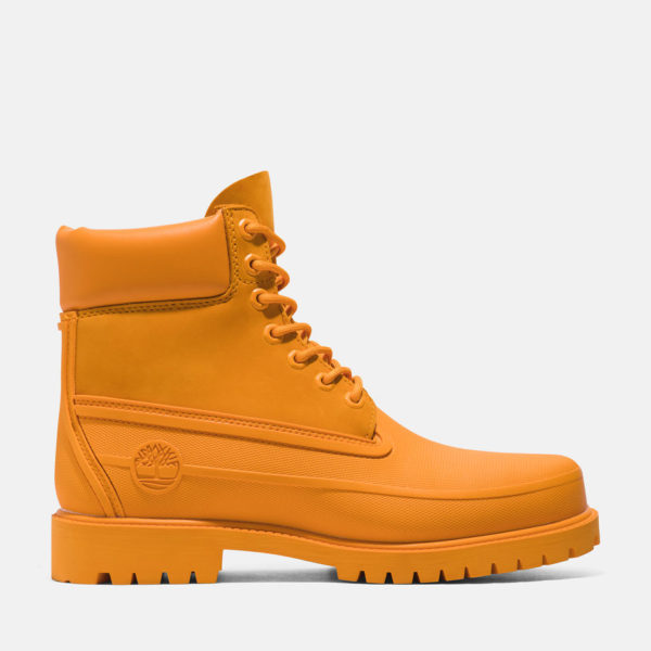 6-inch Boot Timberland Heritage À Bout En Caoutchouc Pour Homme En Orange Orange