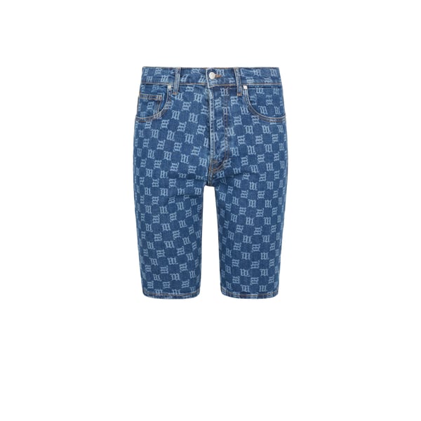 Bermuda monogrammé en jean - Misbhv