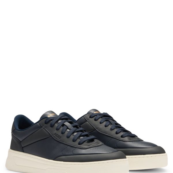 Baskets au style authentique en cuir bicolore – Hugo Boss