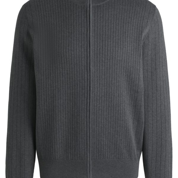 Cardigan zippé en coton à rayures tennis en maille – Hugo Boss