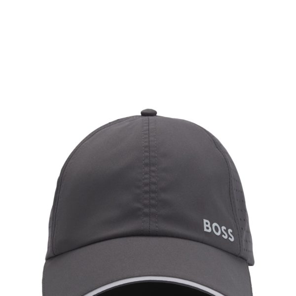 Casquette en taffetas à motif pois, découpé au laser – Hugo Boss