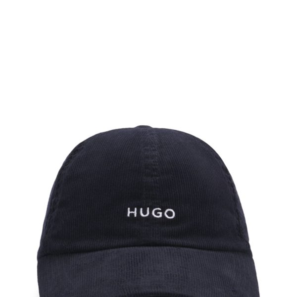 Casquette en velours de coton côtelé à logo brodé – Hugo Boss