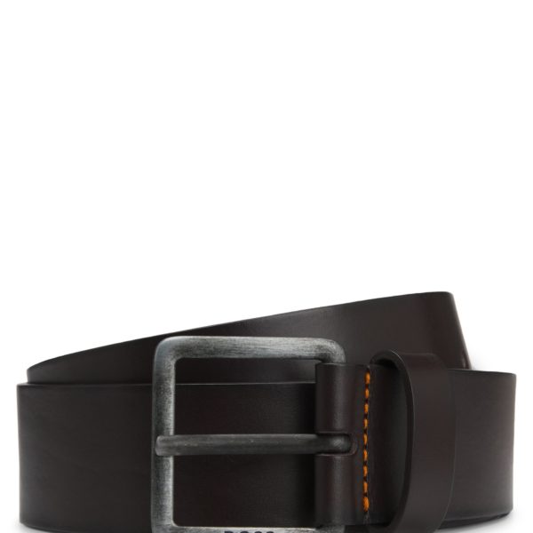 Ceinture en cuir avec boucle logotée – Hugo Boss