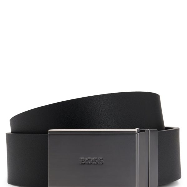 Ceinture réversible en cuir italien avec boucle à ardillon et boucle plate – Hugo Boss