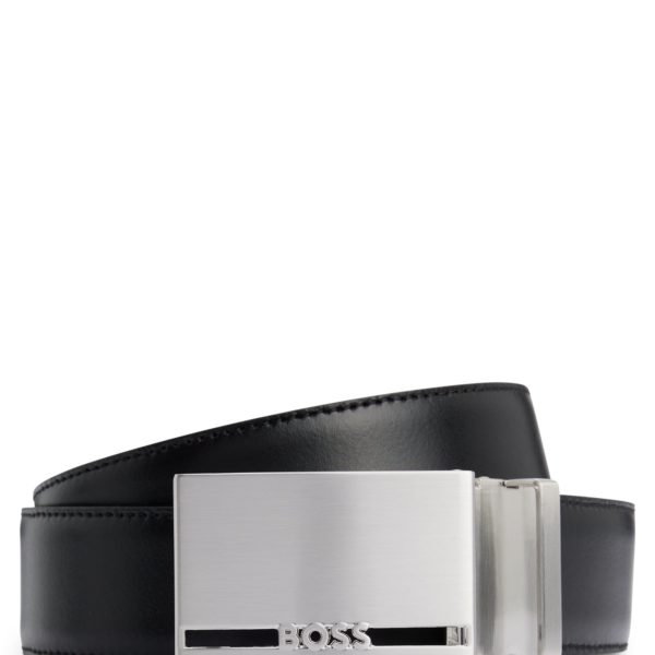 Ceinture réversible en cuir italien avec passant logoté – Hugo Boss
