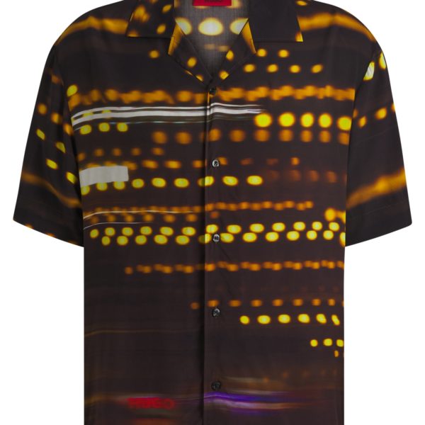 Hugo Boss Chemise Oversize HUGO x RB à imprimé course automobile