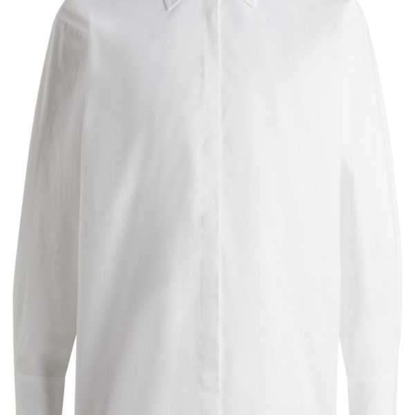 Chemisier Regular en coton soyeux à monogramme Double B – Hugo Boss