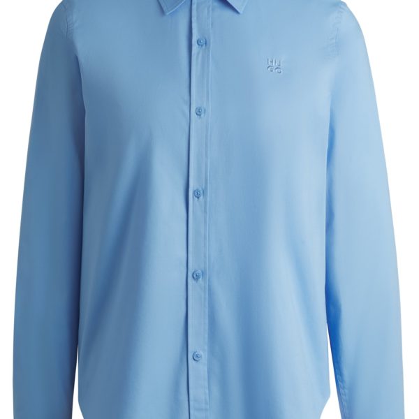 Chemisier Regular en toile de coton stretch – Hugo Boss