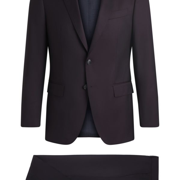 Costume Slim Fit en sergé de laine vierge performant – Hugo Boss