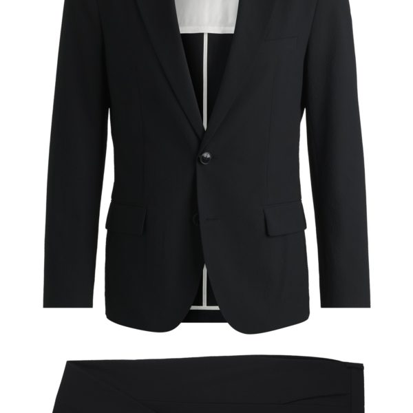 Costume Slim en seersucker – Hugo Boss