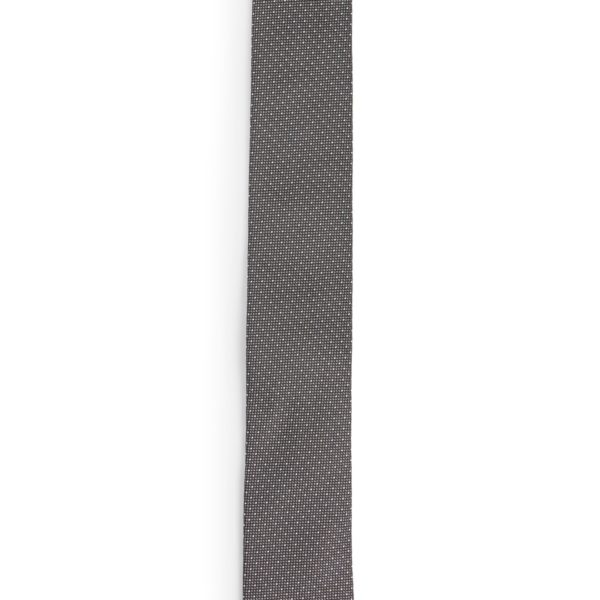 Cravate jacquard de soie mélangée à micro pois – Hugo Boss