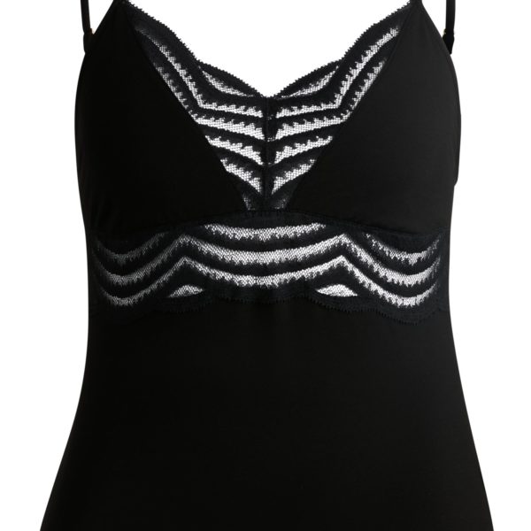 Débardeur de pyjama en tissu stretch avec finitions en dentelle – Hugo Boss