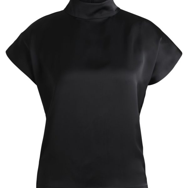 Haut à col montant en satin fluide – Hugo Boss