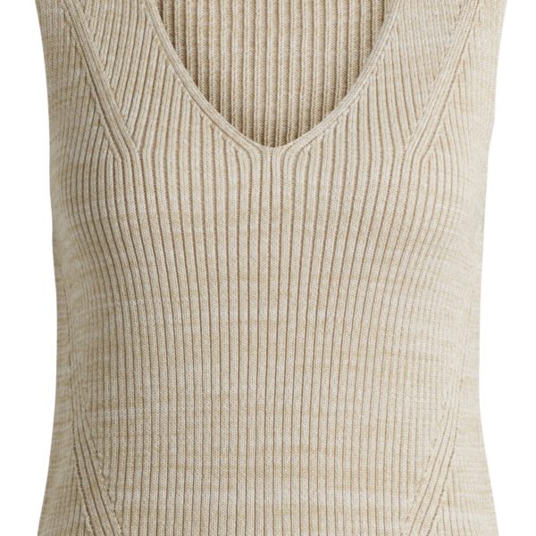 Haut sans manches en maille à encolure en V – Hugo Boss