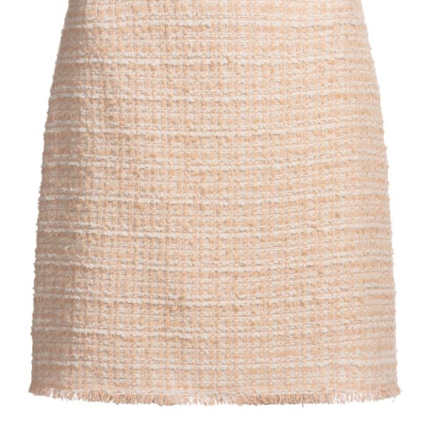 Jupe en tweed avec taille en coton stretch – Hugo Boss
