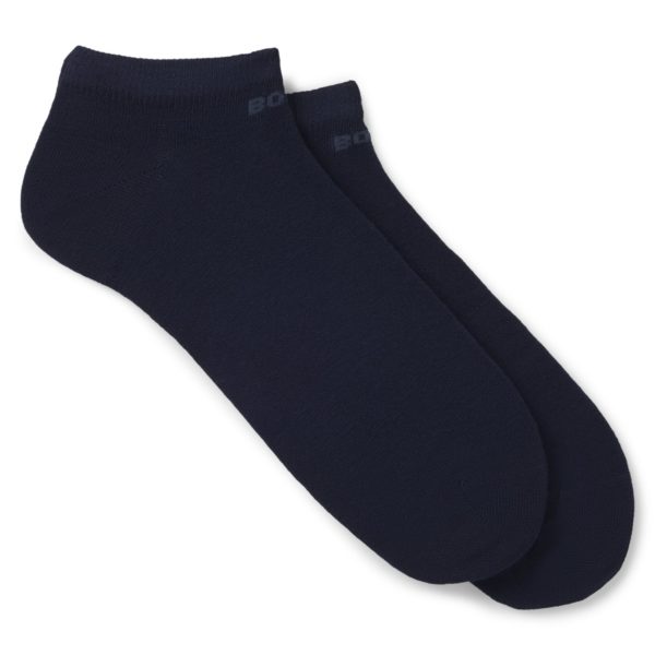 Lot de deux paires de chaussettes basses en tissu performant – Hugo Boss
