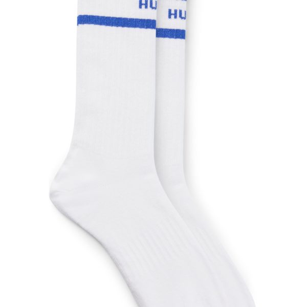 Lot de deux paires de chaussettes hautes à rayures – Hugo Boss