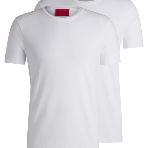 Lot de deux t-shirts Slim en coton stretch – Hugo Boss