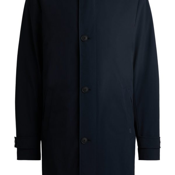Manteau en softshell stretch avec intérieur amovible, idéal pour voyager – Hugo Boss