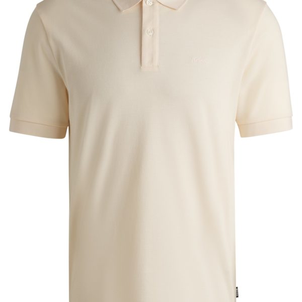 Polo Pallas en piqué de coton avec détails logotés – Hugo Boss