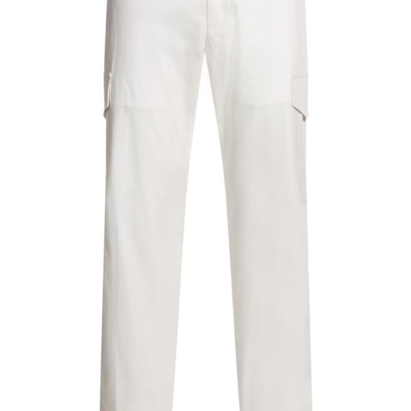 Pantalon Tapered en coton, soie et stretch – Hugo Boss