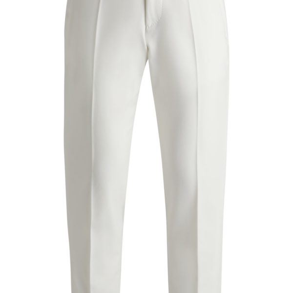 Pantalon Tapered en coton stretch à double tissage – Hugo Boss